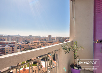 Appartement Type 5 de 83 m² + cave à Marseille 14ème