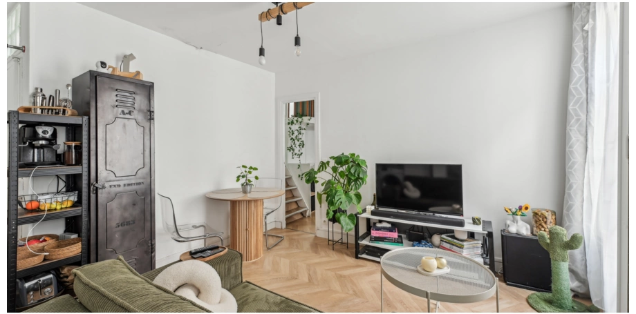 Appartement rénové T2 de 33 m² à Levallois-Perret